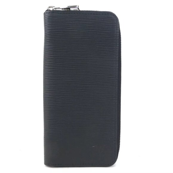 Auth LOUIS VUITTON Epi Zippy Wallet Vertical Long Wallet Black - Picture 1 of 14